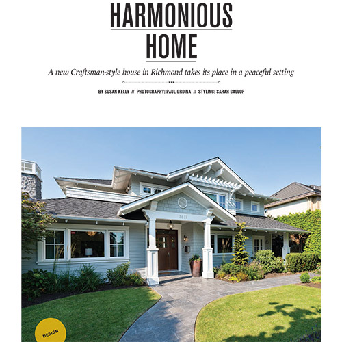 Vancouver Home Magazine - Feature Home 2015