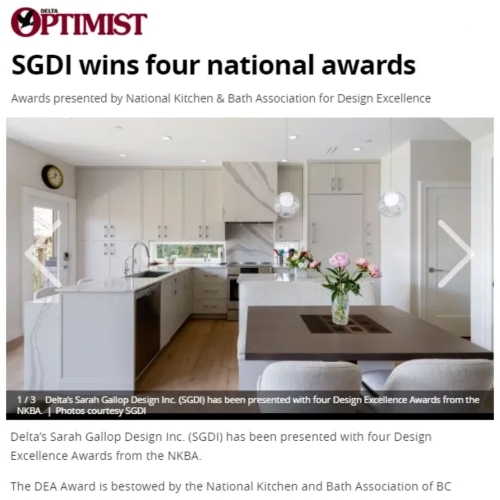 Delta Optimist - SGDI Wins Four National Awards