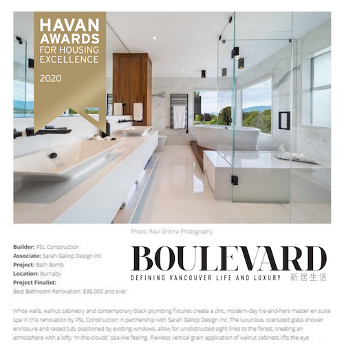 Boulevard Magazine - HAVAN Awards 2020